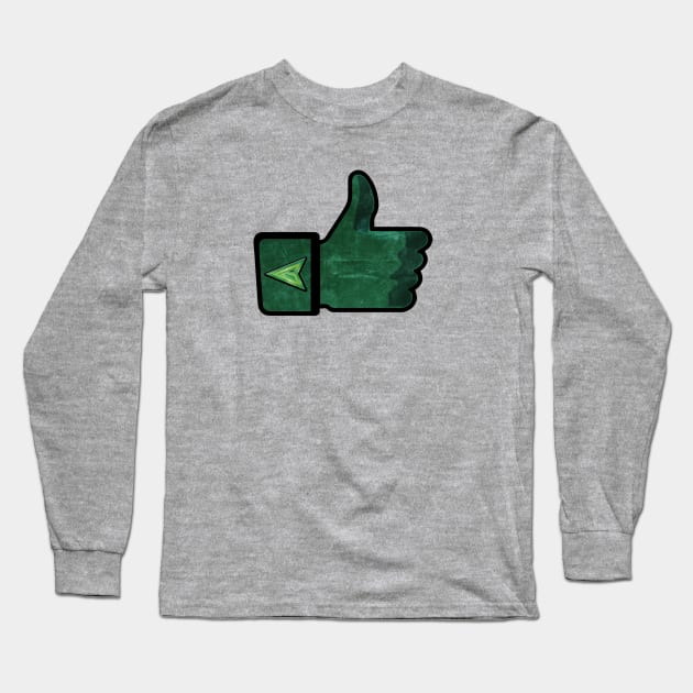 Green Arrow! Long Sleeve T-Shirt by AquaDuelist